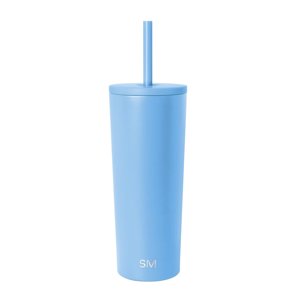 Simple Modern Classic tumbler with sweat-free exterior keeps hands dry.
