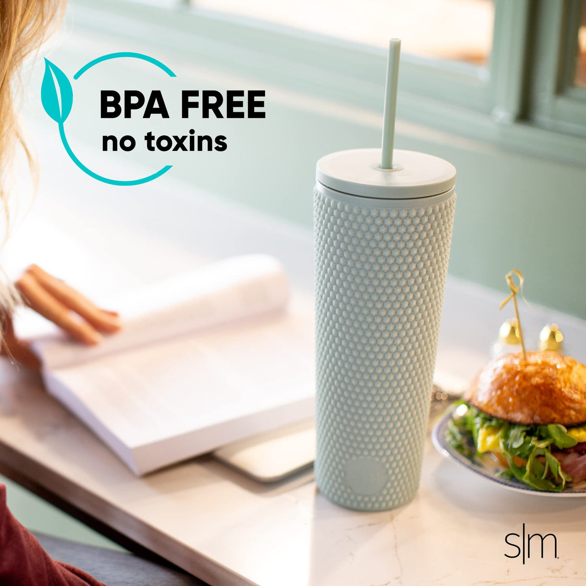 Cupholder-friendly design fits most car cup holders for easy daily use.