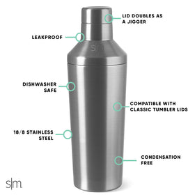 Simple Modern double-wall stainless steel prevents sweating during use
