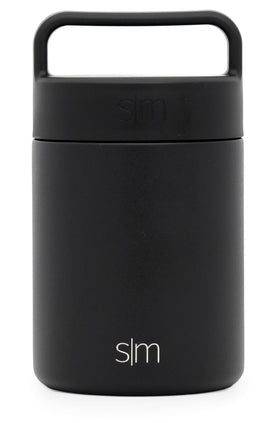 Simple Modern food jar hot soup keeps contents warm for hours on the go.