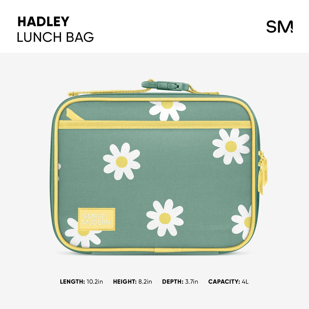 Simple Modern Hadley reinforced handle makes carrying easy.