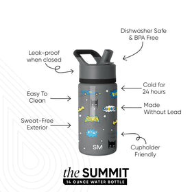 Dishwasher-safe construction simplifies cleanup after school or activities