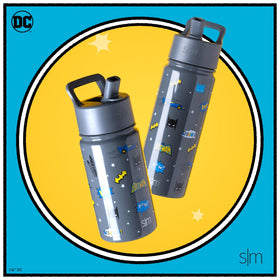 Batman Summit bottle side view shows durable stainless steel exterior for daily use