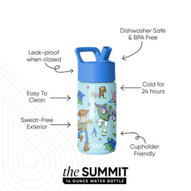 Simple Modern Summit bottle dishwasher safe for easy cleanup after school.
