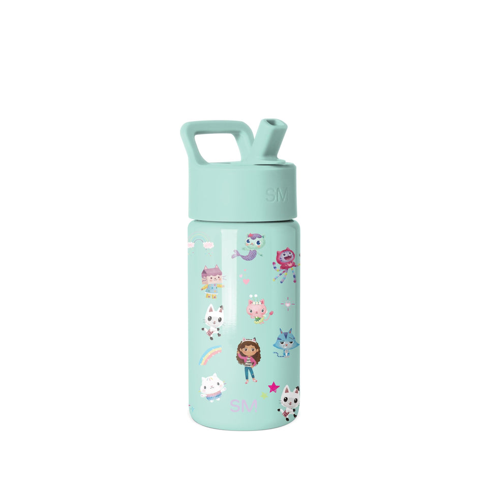 Simple Modern Gabby's Summit 14oz bottle with straw lid keeps kids hydrated on the go.