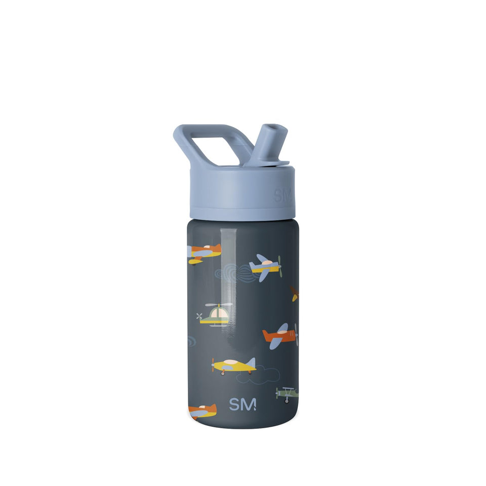 Simple Modern Kids Summit bottle with straw lid shown for on the go comfort