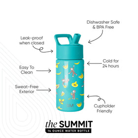 Simple Modern summit leakproof design prevents spills during school days and car rides.