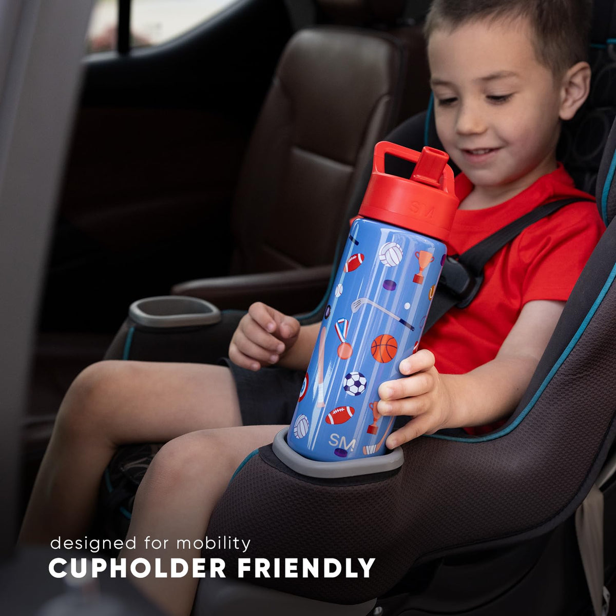 Spider-Man themed design appeals to kids while encouraging hydration.
