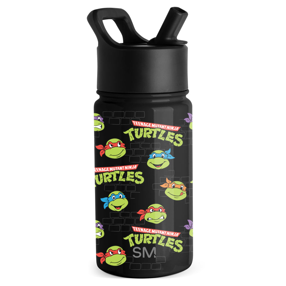 Simple Modern Kids Summit bottle with straw lid, leakproof when closed.