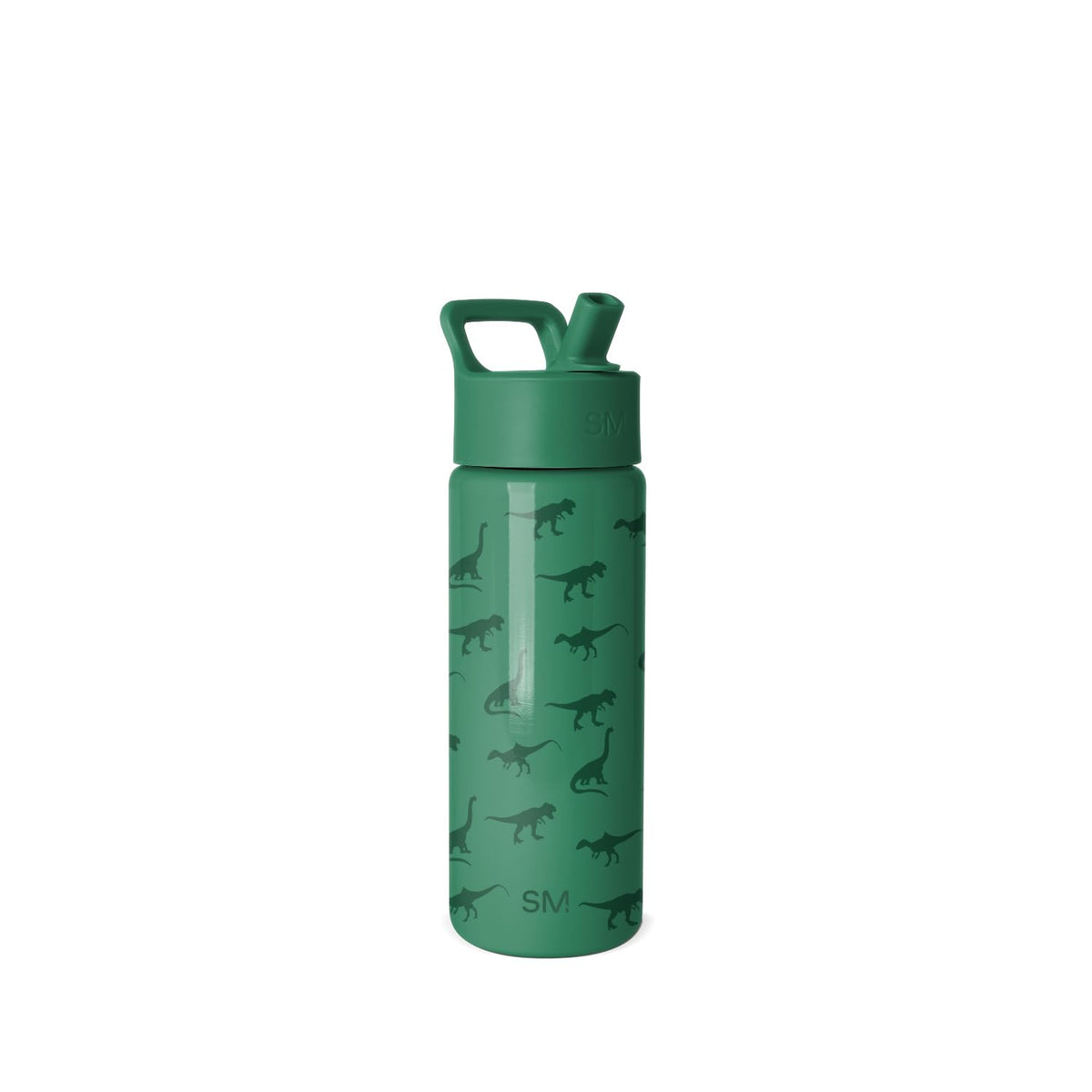 Simple Modern Kids Summit bottle with straw lid Dino World design keeps drinks cool during adventures.