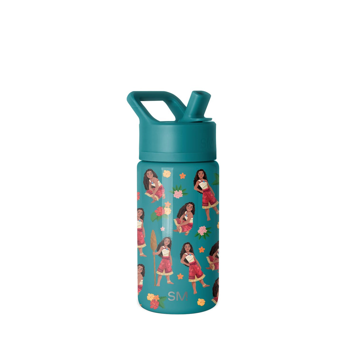 Simple Modern Kids Summit bottle with straw lid Moana Oceana design for on-the-go hydration.
