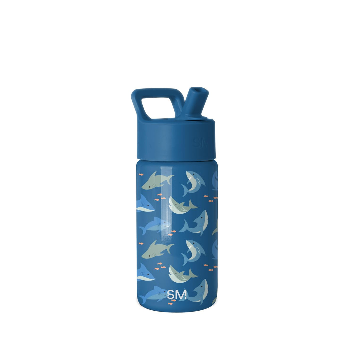 Simple Modern Kids Summit bottle with straw lid closed for travel