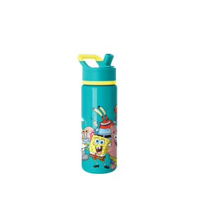 Simple Modern Kids Summit bottle with SpongeBob graphic keeps drinks at the right temperature for school.