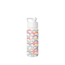 Simple Modern Kids Summit bottle with straw lid showing easy sip for toddlers.