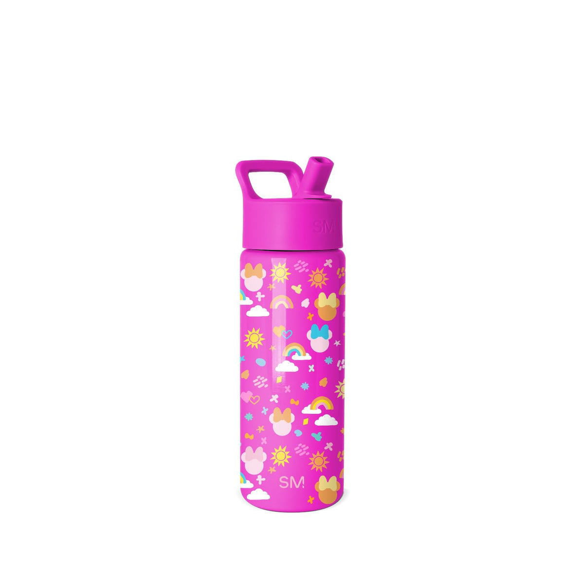 Simple Modern Kids Summit bottle with straw lid for on-the-go hydration with Mickey design.