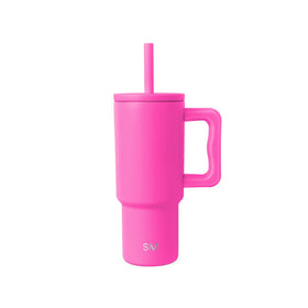 Simple Modern Kids Trek tumbler with handle and silicone straw lid for spill prevention on the go