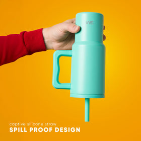 BPA-free lid from the Simple Modern Kids Trek tumbler for easy cleaning