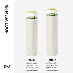 Simple Modern Mesa Loop 30oz bottle double-wall insulation keeps drinks cold longer