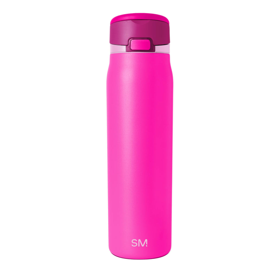 Simple Modern Mesa Loop Bottle 30oz Raspberry keeps beverages cold on the go.