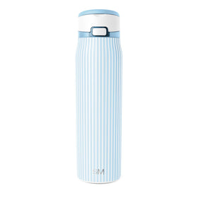 Simple Modern Mesa Loop bottle with a covered lid for spill-free on-the-go use.