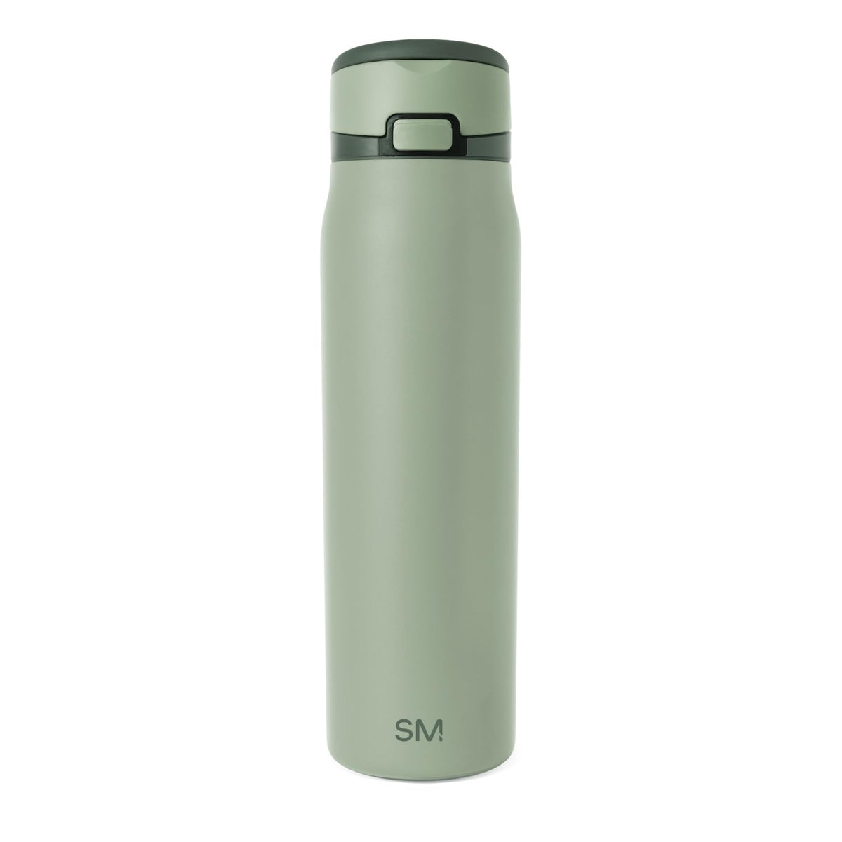 Simple Modern Mesa Loop bottle with covered straw for easy one-handed sipping on the go