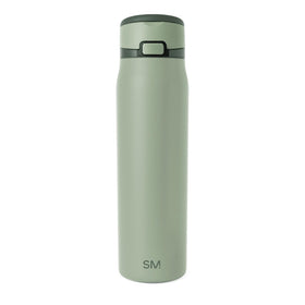 Simple Modern Mesa Loop bottle with covered straw for easy one-handed sipping on the go