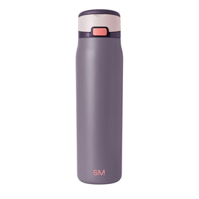 Simple Modern Mesa Loop bottle with covered straw and handle for easy one-handed use.