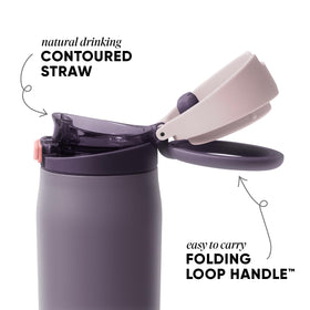 Mesa Loop 30oz fits most cupholders for travel, sports, and school commutes.