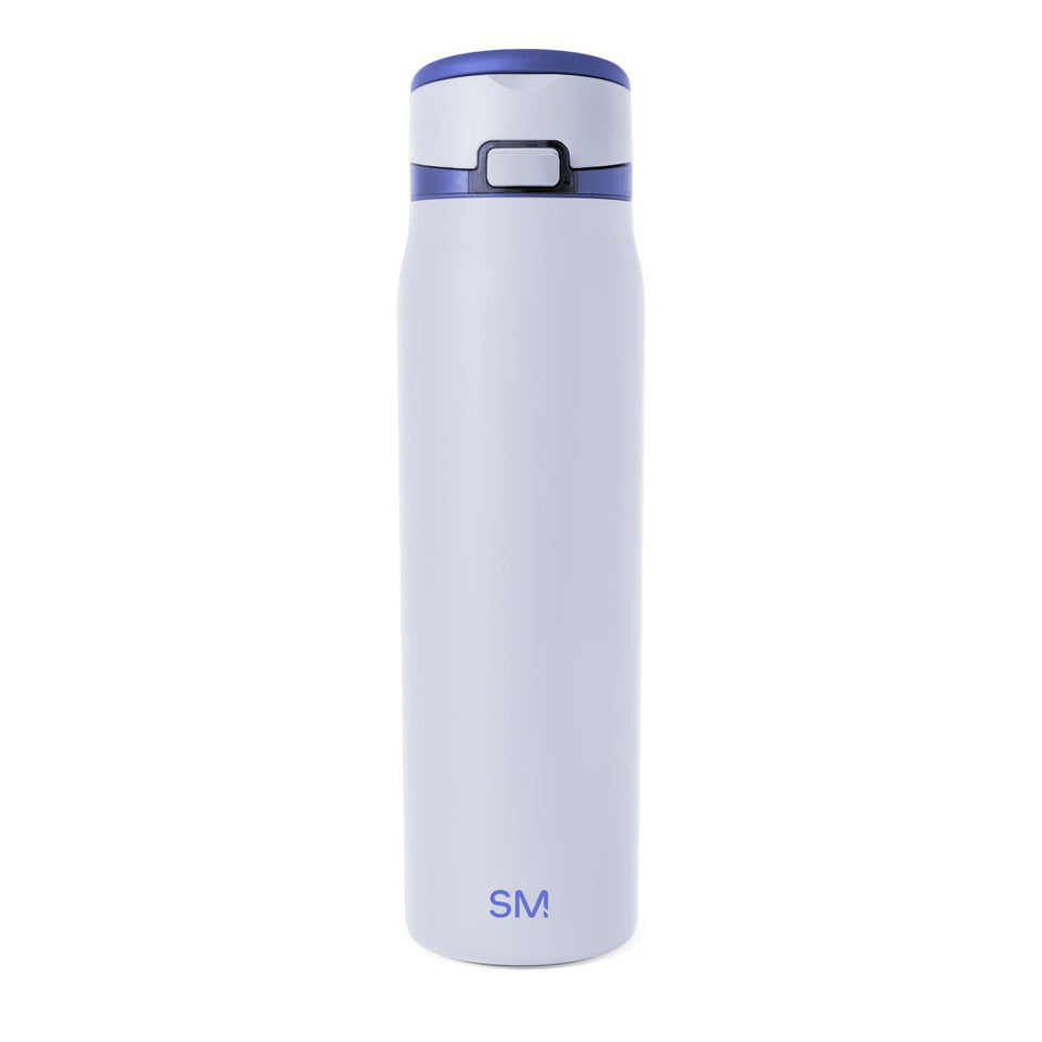Simple Modern Mesa Loop bottle with cupholder-friendly design for easy car trips.