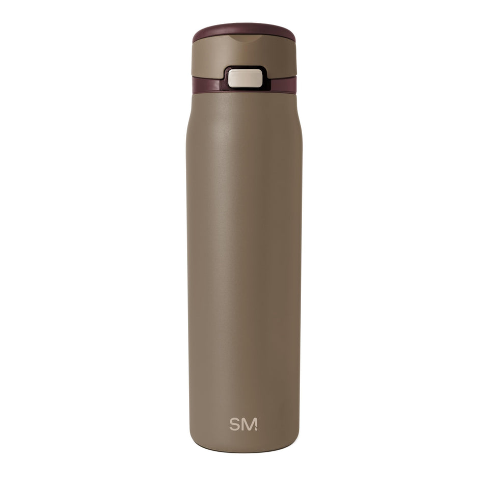 Simple Modern Mesa Loop bottle front view highlighting cupholder-friendly design