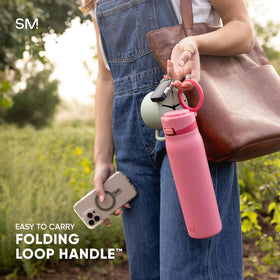 Simple Modern Mesa Loop bottle in Seaside Stripes adds style to every commute.