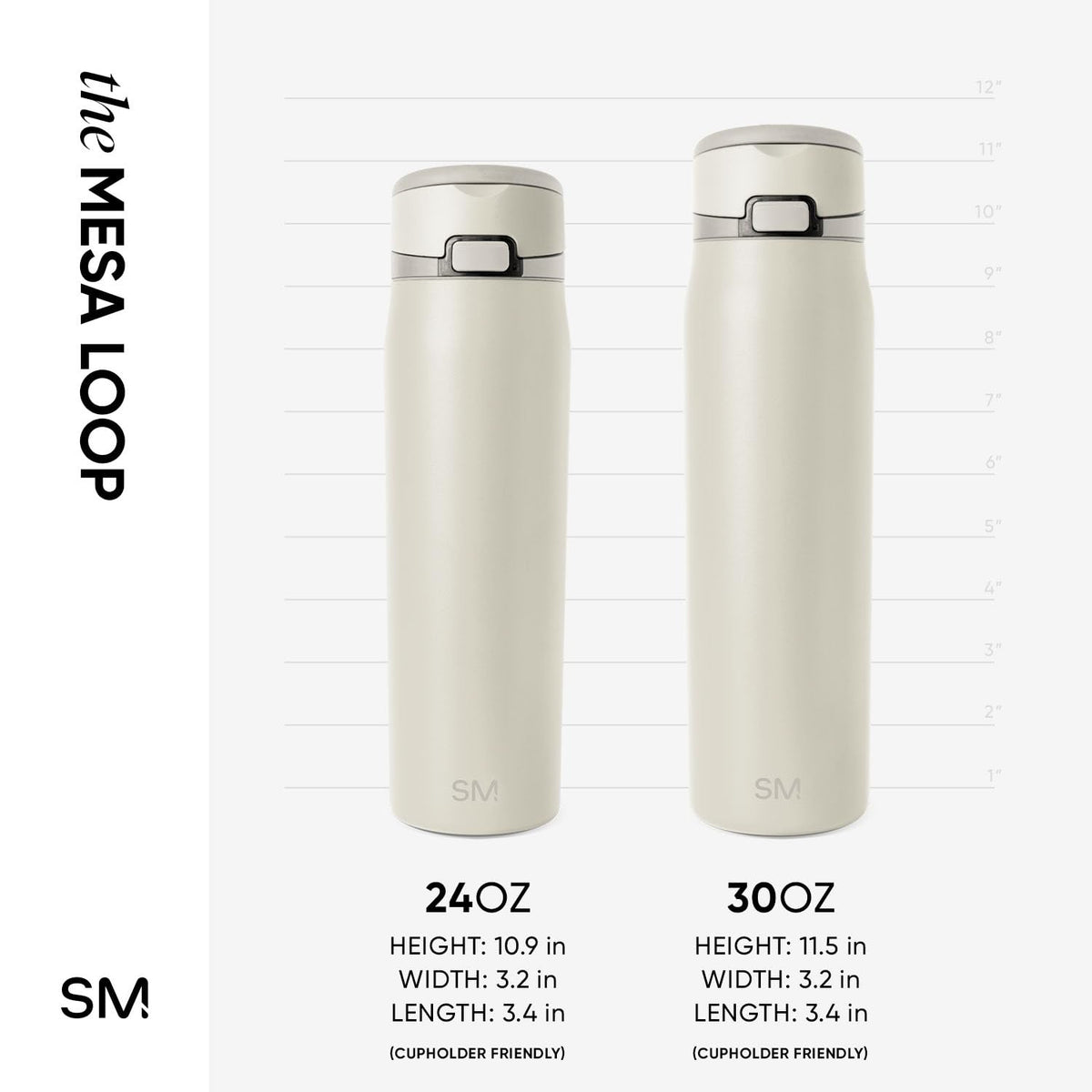 Simple Modern Mesa Loop silicone-base bottle cushions set-downs with quiet landings.
