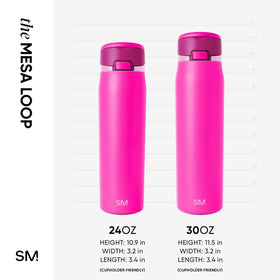 Simple Modern Mesa Loop Bottle soft-silicone-base cushions landings and reduces noise.