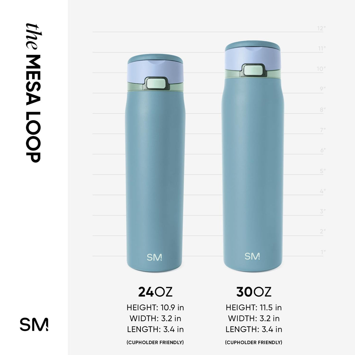 Simple Modern Mesa Loop contoured straw for smooth, mess-free sipping