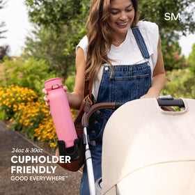 Simple Modern Mesa Loop Clean-Lock lid keeps out germs while you sip.