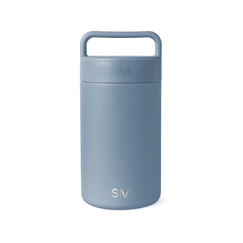 Simple Modern Provision Food Jar Blue Dune with ergonomic handle lid for easy carrying on the go.