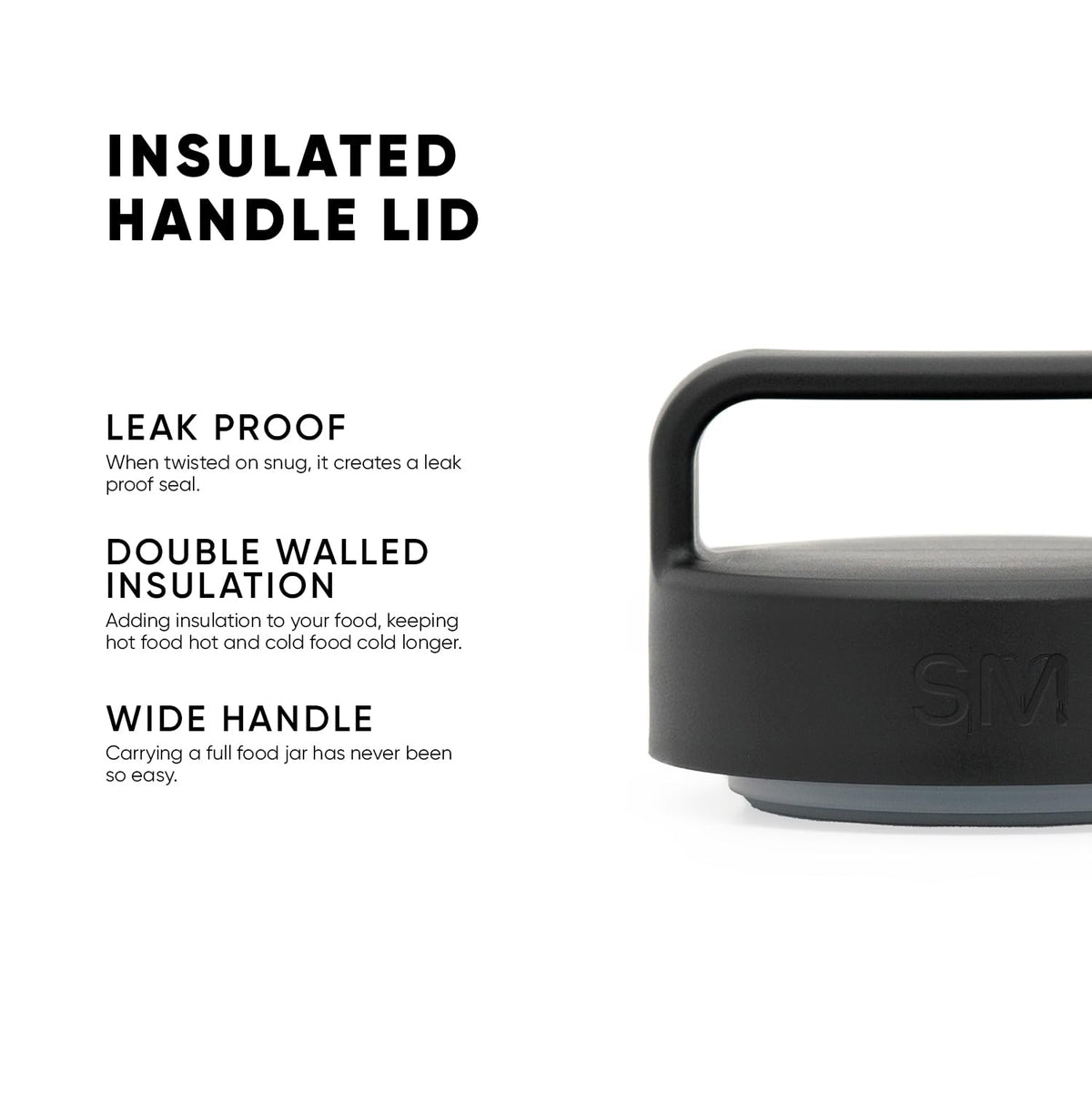 Simple Modern Provision Food Jar's 18/8 stainless steel exterior for durability.