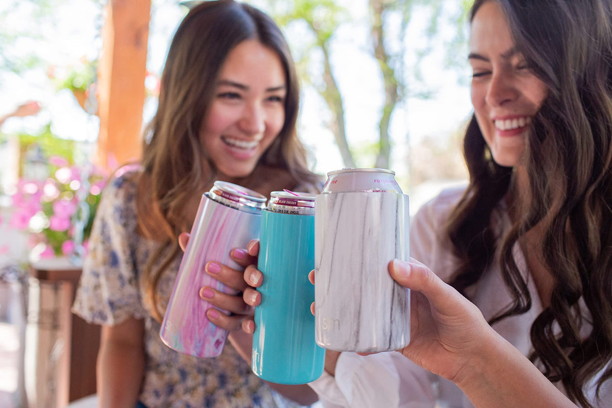 Simple Modern Ranger Skinny Can Cooler prevents condensation on your can.