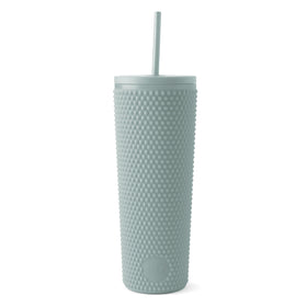 Simple Modern Sea Glass Sage 24oz tumbler with lid, ideal for coffee on the go.