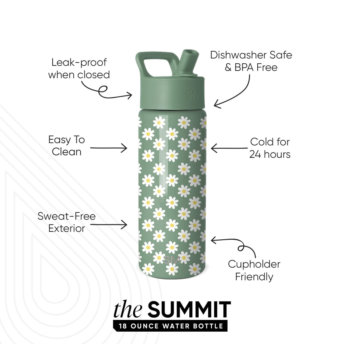 Simple Modern Summit 18oz insulated bottle for kids on the go