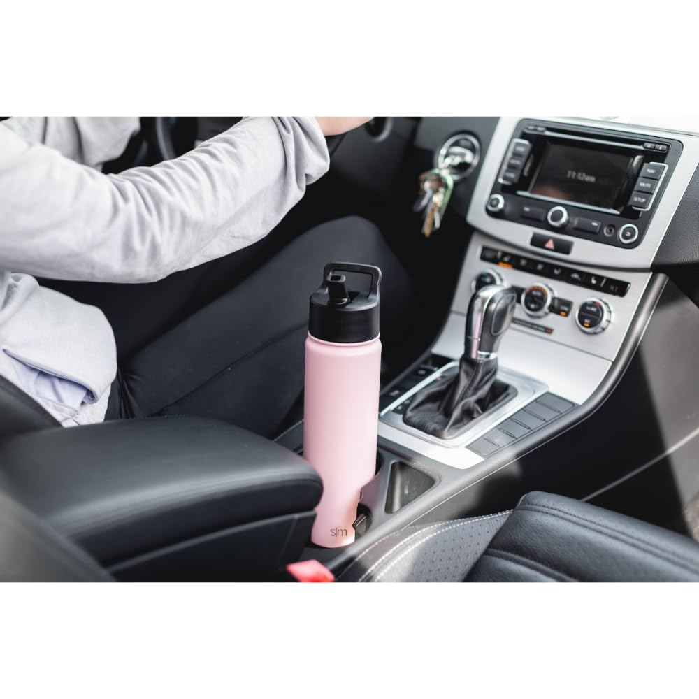 Bottle supports multiple lids from Summit Collection for personalized use.