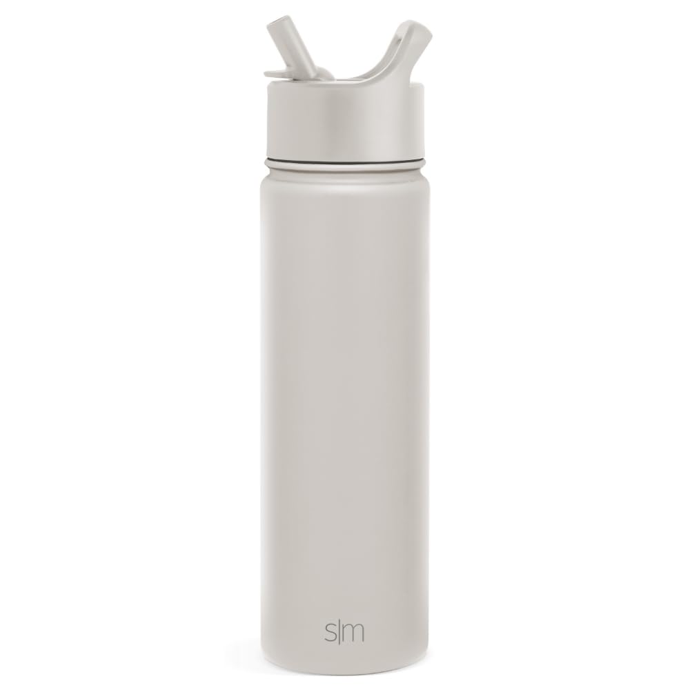 Simple Modern Summit 22oz bottle with straw lid for easy sipping on the go.