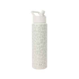 Simple Modern Summit 30oz cream leopard bottle front view keeps beverages at stable temperature