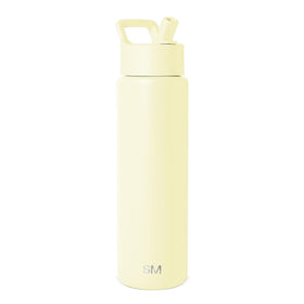 Simple Modern Summit 30oz Buttercup bottle with straw lid, front view for daily use.