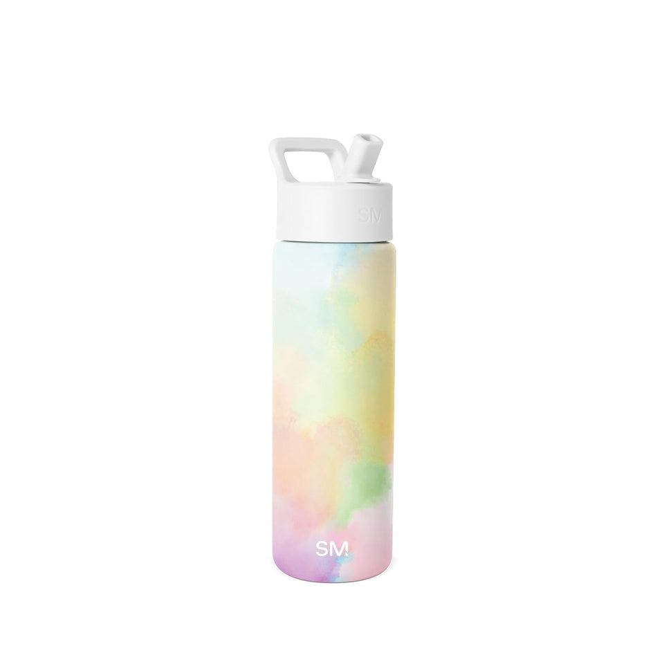 Simple Modern Summit bottle with straw lid shows leak-proof design for on-the-go hydration
