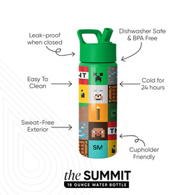 Simple Modern Summit kid bottle is dishwasher safe for easy cleanup.