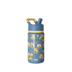Simple Modern Summit kids bottle with straw lid Minions for reliable classroom hydration.