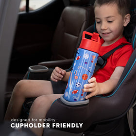 18oz capacity Simple Modern Summit Kids Bottle ready for school-day hydration.