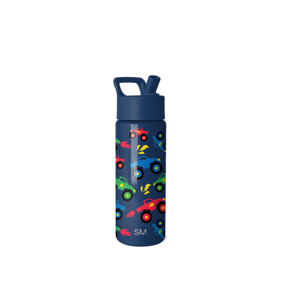 Simple Modern Summit kid bottle with straw lid for on-the-go hydration, 18oz.