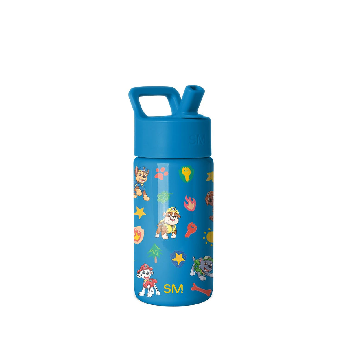 Simple Modern Summit Paw Patrol bottle for toddlers with straw lid, front view for everyday use